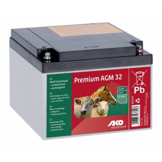 AKO Premium AGM Batterie - 12 V, 32 Ah