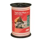 AKO TopLine Plus Weidezaunband 10mm - weiß/rot 200m