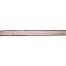 AKO TopLine Plus Weidezaunband 10mm - weiß/rot 200m