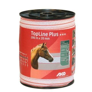 AKO TopLine Plus Weidezaunband 20mm 200m/400m