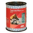 AKO TopLine Plus Weidezaunlitze - weiß/rot 300m Rolle