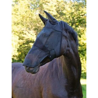 Fliegenmaske mit Ohren- und Nüsternschutz - Pony