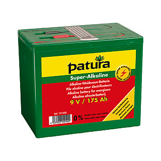 Patura Super-Alkaline Weidezaun-Batterie 9V - 191500   9V/175Ah