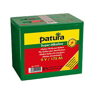Patura Super-Alkaline Weidezaun-Batterie 9V - 192000   9V/200Ah