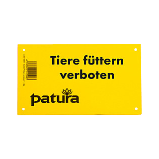 Patura Warnschild - Warnschild - Elektrozaun Aluminium