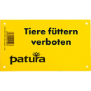 Patura Warnschild - Warnschild - Elektrozaun Aluminium