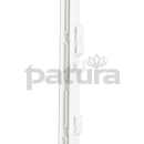 AKTION : Patura Kunststoffpfähle 1,55m Doppeltritt weiß - 10 Stück / Bund