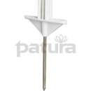Patura Kunststoffpfahl - 73cm - 163310 weiß