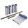 PVC-Streifenvorhang-Set - Lamellen - Pendeltürfolien-Set - 1,30m breit - inkl. Lieferung