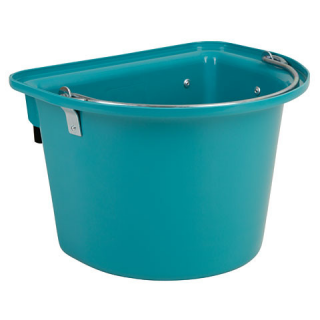 Turnier-Futterkrippe mit Einhängebügel - blau