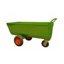 Futterwagen Typ 600 LS  - mit 2 Trennwänden, Deckel und Mineralbehälter
