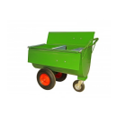 Futterwagen Typ 600 LS  - mit 2 Trennwänden, Deckel und Mineralbehälter