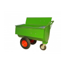 Futterwagen Typ 600 LS  - mit 2 Trennwänden, Deckel und Mineralbehälter