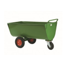Futterwagen Typ 600 LS  - mit 2 Trennwänden, Deckel und Mineralbehälter