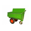 Futterwagen Typ 600 LS  - mit 2 Trennwänden, Deckel und Mineralbehälter