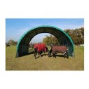 Rundbogen-Weideunterstand - 6x6m