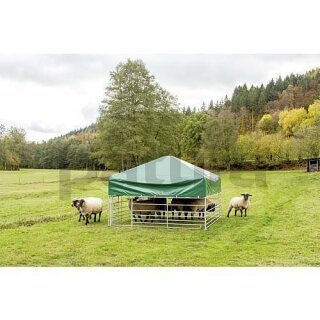 Patura Steckfix-Dach für Schafe - zzgl. Fracht 4 Windschutznetze für Horden