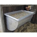 Raufutterraufe mit Futterspargitter - 920mm breit - für ca. 7 Kg Heu