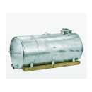 Stahlwassertank - inkl. Lieferung 1500 L - 900 mm Durchmesser, 2450 mm lang