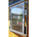 Pferdestall-Drehfenster - Plexiglas - Schutzgitter optional - 100x100cm - zzgl. Fracht