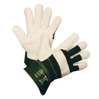 Spaltlederhandschuh verstärkt "Equifarm" - Arbeitshandschuh Gr. 10 - 60 St. / Karton