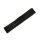 Nylon Kurzgurt mit Kunstfellpolster - Farbe schwarz/schwarz Länge - 40 cm