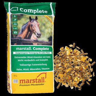 Marstall Complete - Das Komplettmüsli mit Hafer - Pferdefutter - 20 Kg