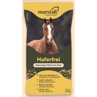 Marstall Haferfrei - Das Original von Marstall - Pferdefutter - 20 Kg