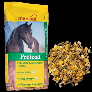 Marstall Freizeit - Das eiweißarme Freizeit-Müsli - Pferdefutter - 20 Kg