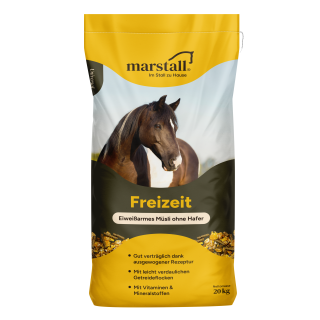 Marstall Freizeit - Das eiweißarme Freizeit-Müsli - Pferdefutter - 20 Kg
