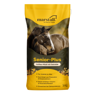 Marstall Senior Plus - Das Wohlfühl-Müsli für ältere Pferde - Pferdefutter - 20 Kg