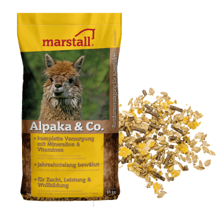 Marstall Alpaka & Co - Die Rundumversorgung für Kameliden - Alpakafutter / Kamelfutter - 15 Kg