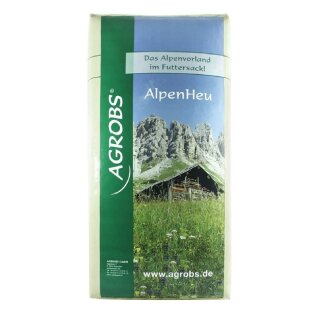Agrobs - Alpenheu - Premium-Heu für Pferde - Pferdefutter - 12,5 Kg