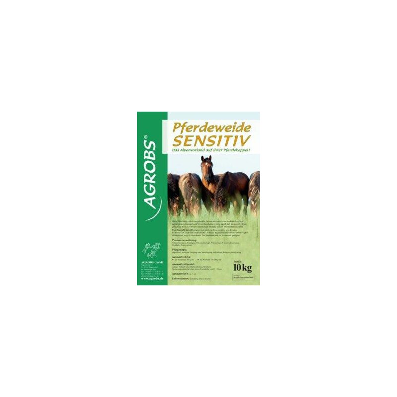 Agrobs - Pferdeweide Sensitiv - Saatgut - Die Fruktanarme Nachsaat f,  103,70