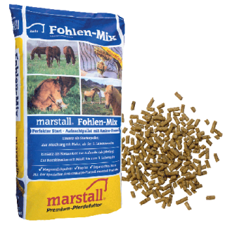 Marstall Fohlen-Mix - Das Aufzucht-Konzentrat - Pferdefutter - 25 Kg