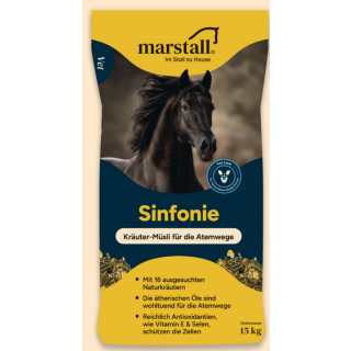 Marstall Sinfonie - Das Naturkräuter-Müsli - Pferdefutter - 15 Kg Sack