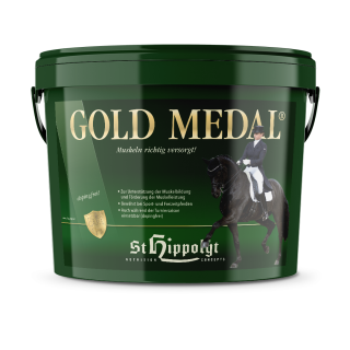 St. Hippolyt - Gold Medal - Muskeln richtig versorgt - Pferdefutter 10 Kg Eimer