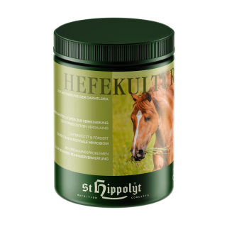 St. Hippolyt - Hefekultur - für ein gesundes Darmmilieu - Pferdefutter 1 Kg Dose