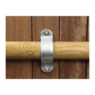 Halbrunde Zaunriegel aus Holz (1-60 Stück)