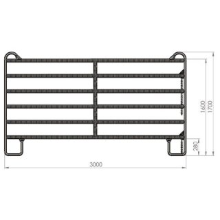 AKO Weidepanel 3,0m - Staffelpreis - inkl. Lieferung