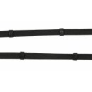 Gummizügel Antislip - gummiert Full - schwarz - 3m lang, 15mm breit