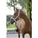 Halfter Cora - Pferdehalfter 1 = Pony grau/rosé/weiß