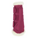 Softgamaschen - Gamaschen mit Fell - Fellgamaschen - 2er Set Full Wildberry