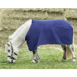 USG Fleecedecke Abschwitzdecke Ponydecke Pferdedecke - Navy Länge 105cm