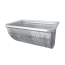 Raufutterraufe mit Futterspargitter - 1500mm breit -...