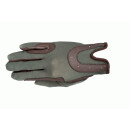 GOOD Luck Reithandschuh - Schlupfhandschuh mit Hufeisenoptik braun/braun XS