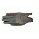 GOOD Luck Reithandschuh - Schlupfhandschuh mit Hufeisenoptik braun/pistazie S