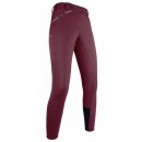 Softshell Reithose - Thermoreithose - Winterreithose - MORELLO - Silikon-Vollbesatz Weinbeere 34