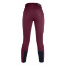 Softshell Reithose - Thermoreithose - Winterreithose - MORELLO - Silikon-Vollbesatz Weinbeere 34