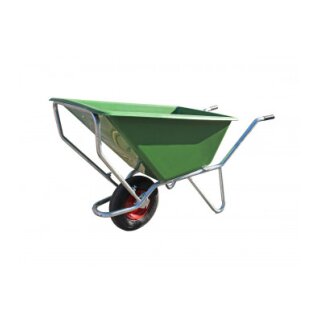 Compactkarre mit feuerverzinktem Untergestell  - Schubkarre - Transportkarre - 150 L